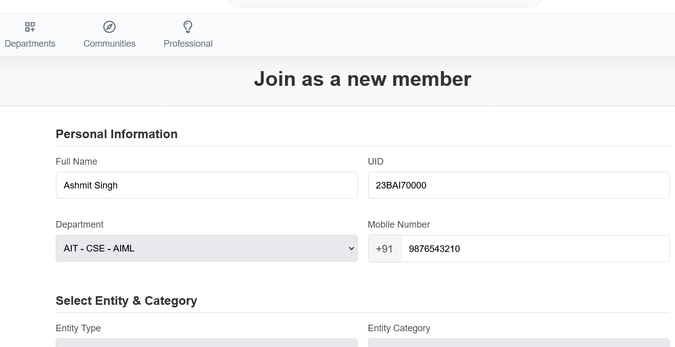 Screenshot for Step 3: Fill Personal Details