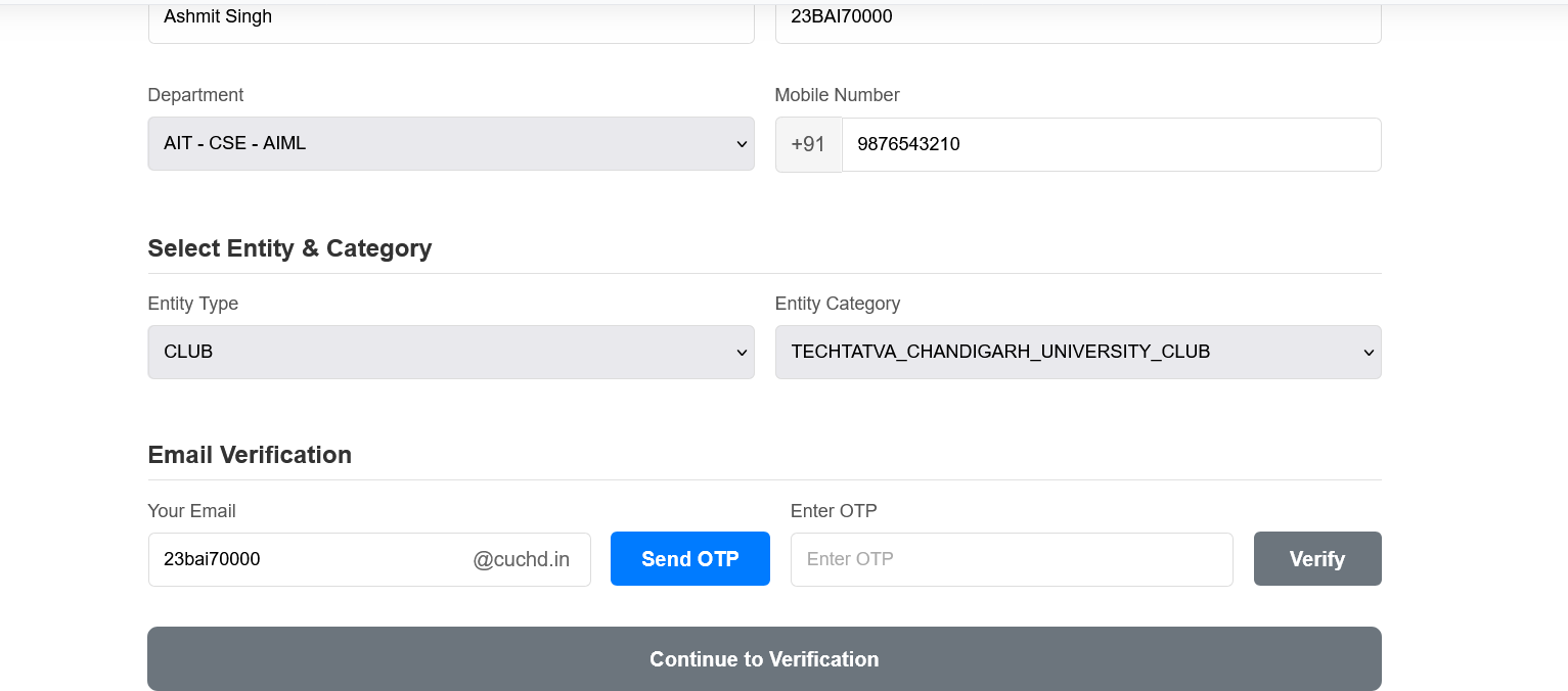 Screenshot for Step 4: Select Deep Learning Club
